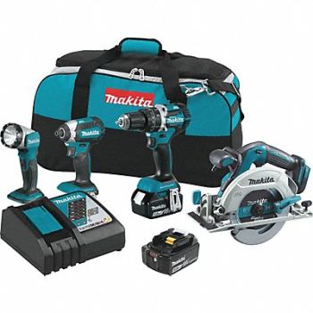 MAKITA Cordless Combination Kit 4 Tools 18V DC, 423J42
