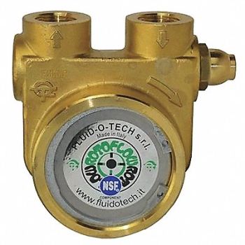 FLUID-O-TECH Pump 1/2 NPTF 264 Max GPH Relief Valve, 423J84