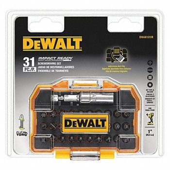 DEWALT Impact Driver Bit Set SAE 1/4 Drive, 423J98