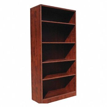 BOSS Bookcase Mahogany 14 Depth 65-1/2 H, 423M34