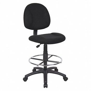 GRAINGER APPROVED Drafting Chair Black 25 to 30 Seat H., 453A09