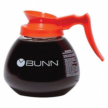 BUNN Pourover Decanter Orange 64 oz, 12H105