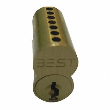 BEST Interchangeable Core Satin Brass 7 Pins, 425P84