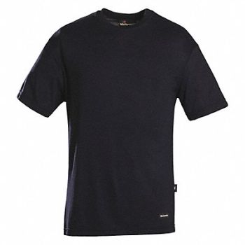WORKRITE FIRE SERVICE Flame-Resistant Shirt M Size Navy, 425W61