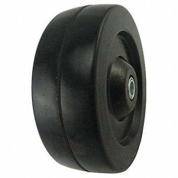 GRAINGER APPROVED Solid RBBR Wheel 6 350 lb., 426A66