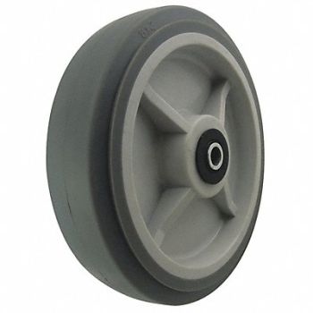 GRAINGER APPROVED Nonmark RBBR Tread Plastic Core Wheel, 426A68