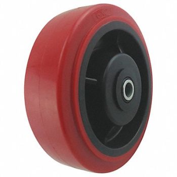 GRAINGER APPROVED PUR Tread on Plastic Core Wheel, 426A69