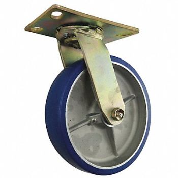 GRAINGER APPROVED Standard Plate Caster Swivel 1200 lb., 426A74