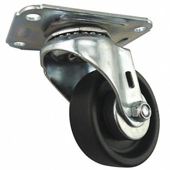GRAINGER APPROVED Standard Plate Caster Swivel 125 lb., 426A77