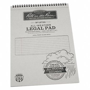 RITE IN THE RAIN All Weather Legal Pad Wirebound, 426A93