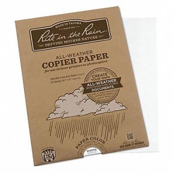 RITE IN THE RAIN Laser Paper 8-1/2 x 11 PK50, 426A95