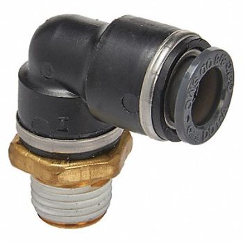 SUR R Male Elbow Compression Type Brass PK2, 426D08