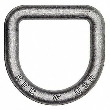 BUYERS PRODUCTS D-Ring Clear Zinc 5/8 dia 16000 lb Cap, 426T82