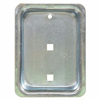 BUYERS PRODUCTS D-Ring Bracket Yellow Zinc 11781 lb Cap, 426T80