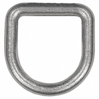 BUYERS PRODUCTS D-Ring Clear Zinc 1/2 dia 11781 lb Cap, 426T83