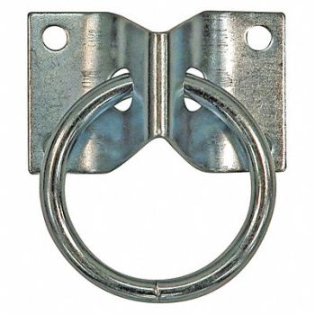 BUYERS PRODUCTS Rope Ring Steel 1-31/32 dia 100 lb Cap, 426U80