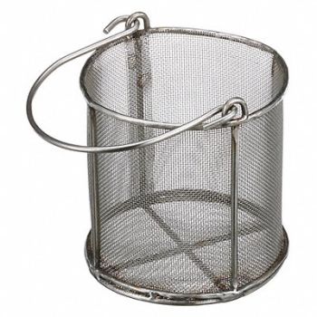 MARLIN STEEL WIRE PRODUCTS Washing Basket SS #24 1/8 Wire Dia., 429H03