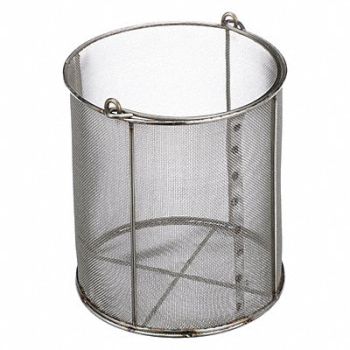 MARLIN STEEL WIRE PRODUCTS Washing Basket SS #24 1/8 Wire Dia., 429H06