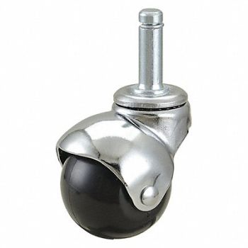 GRAINGER APPROVED Friction-Ring Stem Caster, 429H18