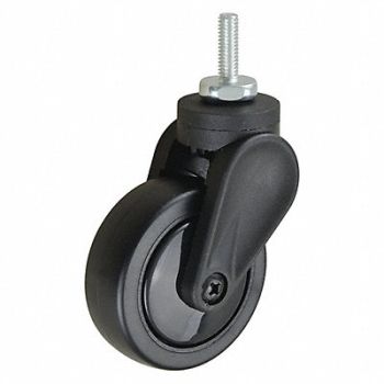 GRAINGER APPROVED Corrosion/Debris-Resist THRD Stem Caster, 429H19