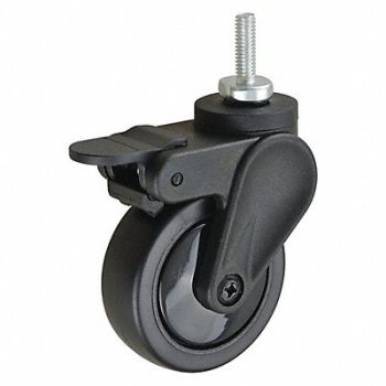 GRAINGER APPROVED Corrosion/Debris-Resist THRD Stem Caster, 429H20