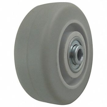 GRAINGER APPROVED Nonmark RBBR Tread Plastic Core Wheel, 429H32