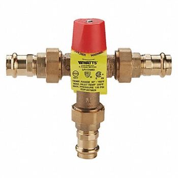 WATTS REGULATOR Mixing Valve 0.5 to 23 gpm 1 Inlet Sz, 429J21
