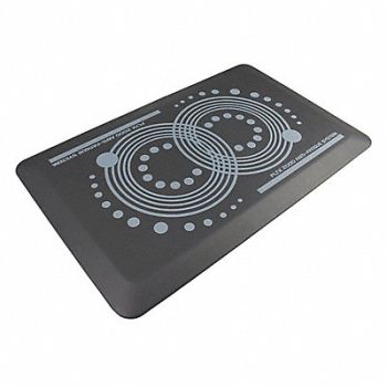 FLOORTEX Antifatigue Mat Rectangle Gy 20 W 32 L, 429J35