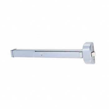 ARROW Rim Exit Device Satin Aluminum Passage, 429L80