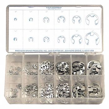 PRECISION BRAND Retaining Ring Assortment No.30 PK265, 42DJ99