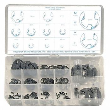 PRECISION BRAND Retaining Ring Assortment No.35 PK255, 42DK01