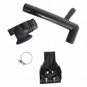 ELKAY Drain Kit Black L 8 1/2 in W 3 1/2 in, 42EJ65