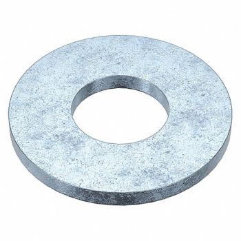 GRAINGER APPROVED FltWsh Znc Stl 3/8 in 1x0.0781in 1 500PK, 42JW91