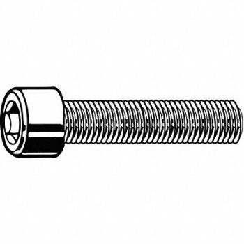 GRAINGER APPROVED SHCS Steel #0-80 3/16in L PK100, 6ZA55