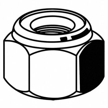 GRAINGER APPROVED LkNt 18-8 SStl 1/4 -20 7/16x1/4in 2400PK, 42KP13