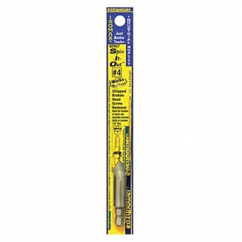 EAZYPOWER Damaged Screw Remover No.4 Spin It Out, 42W493
