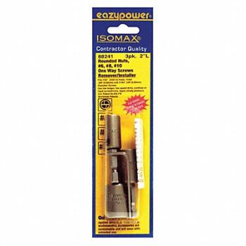 EAZYPOWER Screw Remover Screwdrvr #10 #6 #8 PK3, 42W496
