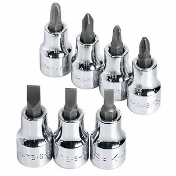 SK PROFESSIONAL TOOLS Skt Bt St Stl StSz 3/8 in DrSz 3/8 in, 42W708