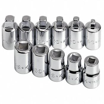 SK PROFESSIONAL TOOLS Skt St Chrm 1/4 in to 3/8 in 12Pt, 42W711