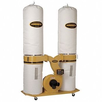 POWERMATIC Dust Collector 75 to 90 dBA 3 HP, 42W942