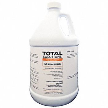 TOTAL SOLUTIONS Stain Absorbent Liquid 1 gal Jug, 42X631