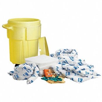BRADY SPC ABSORBENTS Spill Kit Oil-Based Liquids Yellow, 42X720