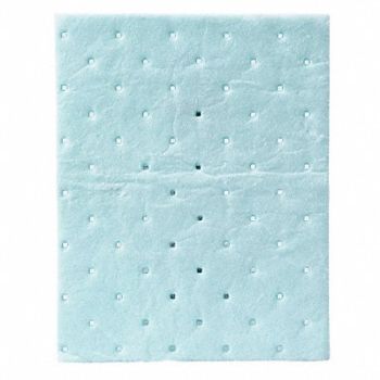 BRADY SPC ABSORBENTS Absorbent Pad Chem/Hazmat Green PK200, 42X732