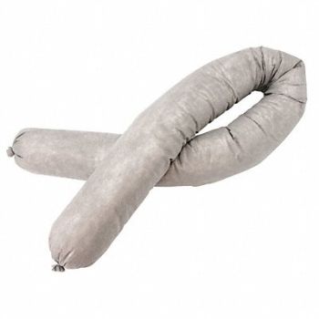 BRADY SPC ABSORBENTS Absorbent Sock Universal 3 ft 6 L PK40, 42X758