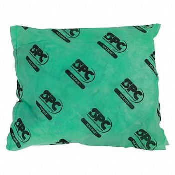 BRADY SPC ABSORBENTS Absorbent Pillow Chem/Hazmat 18 L PK16, 42X771