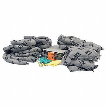 BRADY SPC ABSORBENTS Spill Kit Refill Universal Gray, 42X798