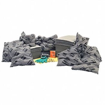 BRADY SPC ABSORBENTS Spill Kit Refill Universal Gray, 42X799
