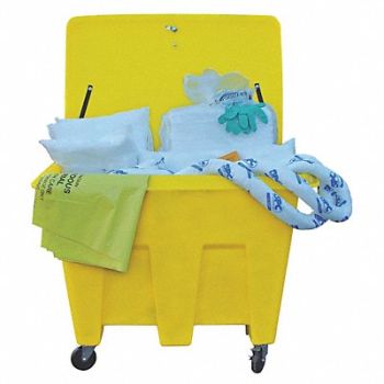 BRADY SPC ABSORBENTS Spill Truck Refill Universal Gray, 42X818