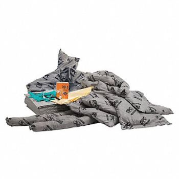 BRADY SPC ABSORBENTS Spill Kit Refill Universal Gray, 42X825