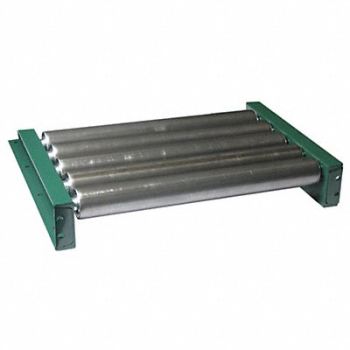 ASHLAND CONVEYOR Roller Conveyor 5 ft L 51 BF Steel, 42X978
